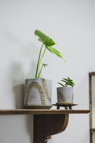 Tocoa Pot with Saucer