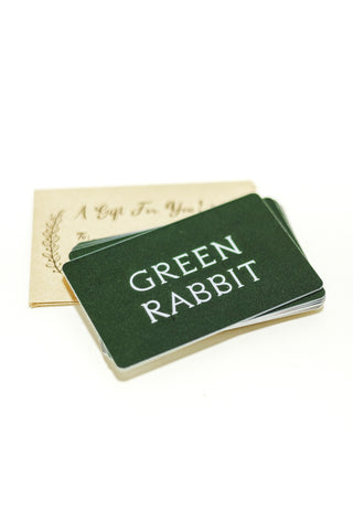 Green Rabbit Gift Card